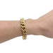 Bracelet Bracelet gourmette en or jaune. 58 Facettes 32156