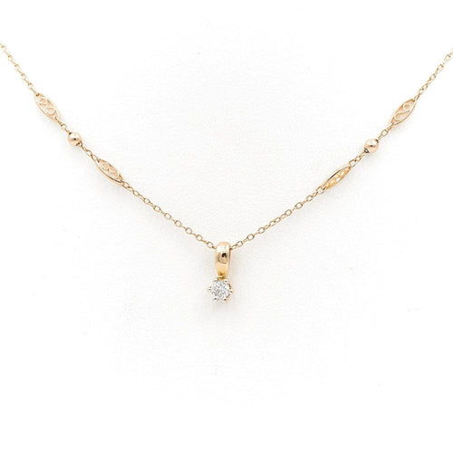 Collier Collier Pendentif Or jaune Diamant 58 Facettes 1875616CN