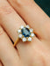 Bague Bague Marguerite Saphir et Diamants 58 Facettes HS19212