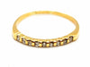 Ring 59 Half alliance ring Yellow gold Diamond 58 Facettes 1818743CN