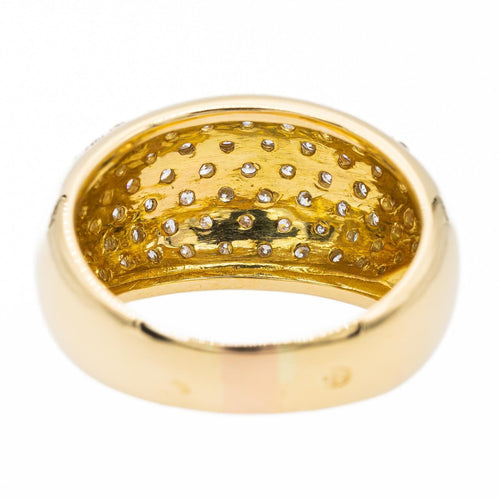 Bague 55 Bague Bombée Or jaune Diamant 58 Facettes 2688002CN