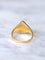 Bague marquise ancienne en or jaune et diamant sur émail bleu 58 Facettes