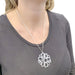 Necklace Dinh Van necklace, “Overprint”, white gold. 58 Facettes 33468