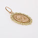 Pendant Old polylobed oval Virgin Mary medal 58 Facettes 6105B