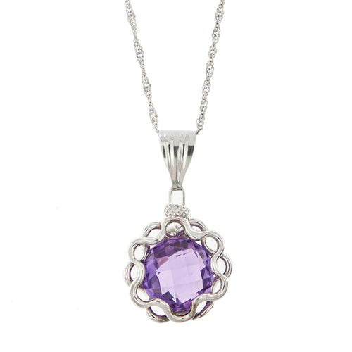 Collier Collier pendentif améthyste 58 Facettes 32943