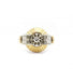 Bague 60 / Jaune et blanc / Or 750 Bague - Or & Diamant 58 Facettes 220182R