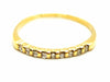 Ring 59 Half alliance ring Yellow gold Diamond 58 Facettes 1818743CN