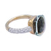 Ring 57 Pomellato ring, "Nudo", pink and white gold, diamonds, prasiolite. 58 Facettes 32268