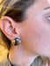 Boucles d'oreilles Boucles d'oreilles Bulgari Diamant Hématite Or Jaune 18 Carats 58 Facettes