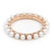 Bague 54 Ginette NY Bague Alliance Maria Or rose Perle 58 Facettes 2393884CN