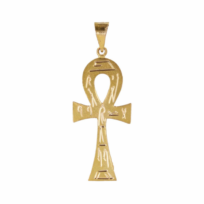 Pendentif Pendentif croix égyptienne en or jaune 58 Facettes CVP91