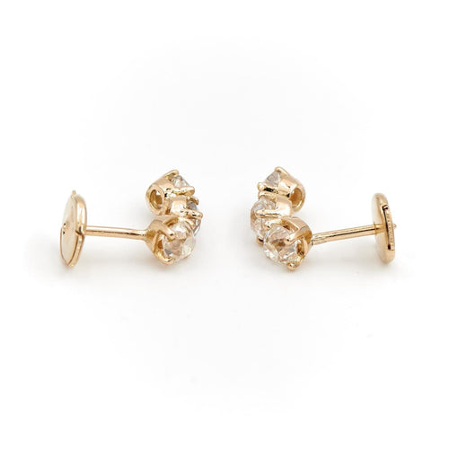 Boucles d'oreilles Boucles d'oreilles Or jaune Diamant 58 Facettes 1955906CN
