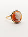 Ring Cameo yellow gold ring 58 Facettes