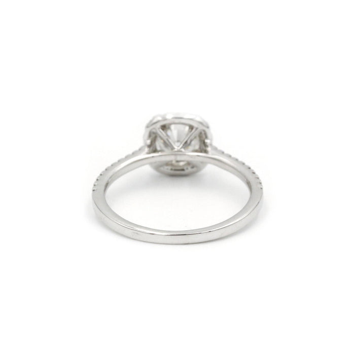 Bague Solitaire en or blanc, diamants 58 Facettes 220230R-220597R