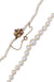 FALLING PEARL AND RUBY NECKLACE Necklace 58 Facettes 074501