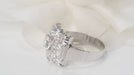 Ring 56 Antique ring in Platinum and Diamonds 58 Facettes 32222