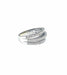 Bague Bague or blanc 2 lignes de diamants 58 Facettes