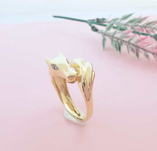 Bague Bague tête de Cheval Diamants 58 Facettes AA 1596