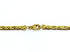 Bracelet Collier Or jaune Lisse et Sablé 58 Facettes