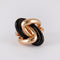 Bague 52.5 Fawaz Gruosi - Bague en or rose, onyx 58 Facettes