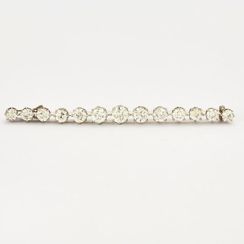 Broche Broche Barrette 13 Diamants 58 Facettes EL2-134