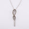 Collier Collier Pendentif 2 ovales 58 Facettes