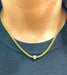 2-piece set necklace signed FOPE in 18-carat gold and diamonds 58 Facettes