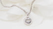 Collier 37cm Chopard - Collier Happy Diamonds cœur en or blanc et diamant 58 Facettes 32410