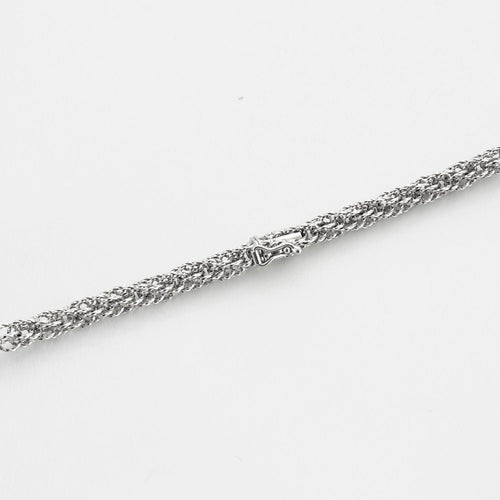 Collier Sautoir Billes or gris 58 Facettes