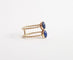 Bague 50.5 Bague Or Jaune et Lapis Lazulli 58 Facettes