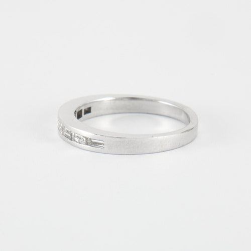 Bague 53 Bague en Or Blanc & diamants 58 Facettes