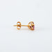 Earrings Yellow gold & pink sapphire earrings 58 Facettes