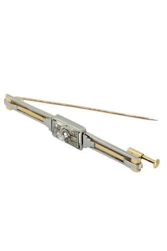 Broche BROCHE DIAMANTS ART-DÉCO 58 Facettes 043471