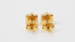 Boucles d'oreilles CLOZEAU - Boucles d'oreilles Or Résine Verte 58 Facettes clozeau