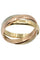 Bague 50 ALLIANCE 3 ANNEAUX 3 ORS 58 Facettes 046611