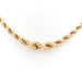 Necklace Twisted mesh necklace Yellow gold 58 Facettes 1752284CN