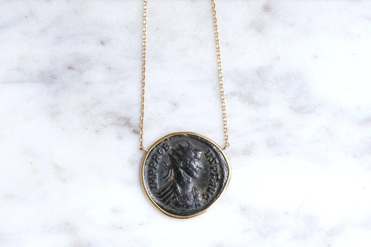 Collier Collier pièce romaine Marcus Aurelianus Probus 58 Facettes