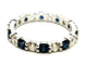 Bague 54 Bague Alliance Or blanc Saphir 58 Facettes 1835765CN
