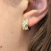 Earrings 2 gold and diamond earrings 58 Facettes 28905
