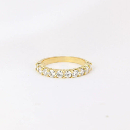 Bague 49 Demi-Alliance américaine diamants 1 carat 58 Facettes J112