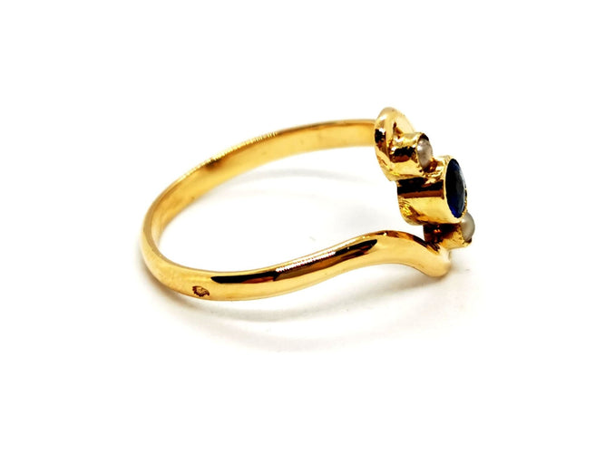 Bague 50 Bague Or jaune 0.15 58 Facettes 1468650CN