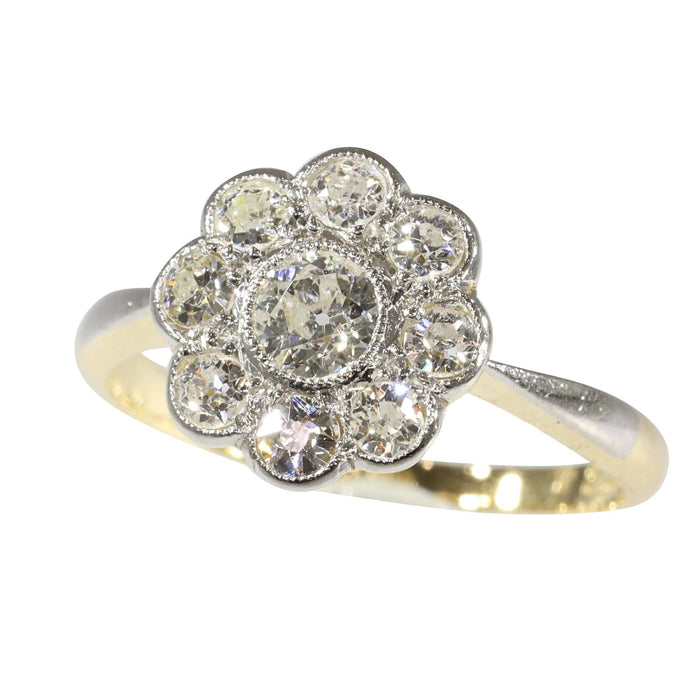 Bague 51 bague Marguerite diamants Art Déco 58 Facettes 23212-0300