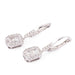 Earrings White gold and diamond earrings 58 Facettes 0