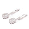 Boucles d'oreilles Boucles d'oreilles en or gris et diamant 58 Facettes 0