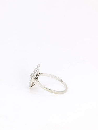 Bague Bague Art-Déco en or, platine et diamants 58 Facettes J128