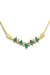 Necklace MODERN EMERALD AND DIAMOND NECKLACE 58 Facettes 042751