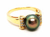 Ring 60 Yellow Gold Ring Pearl 58 Facettes 1501566CN