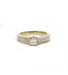 Ring 53 / Yellow / 750‰ Gold Solitaire Diamond Ring 0.43 carat 58 Facettes 210081R
