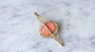 Coral cameo yellow gold brooch 58 Facettes