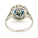 Ring 54.5 Platinum and Sapphire Diamond Cluster Ring 10595-5002 58 Facettes 73AF7B4743F9465989649010BF686247